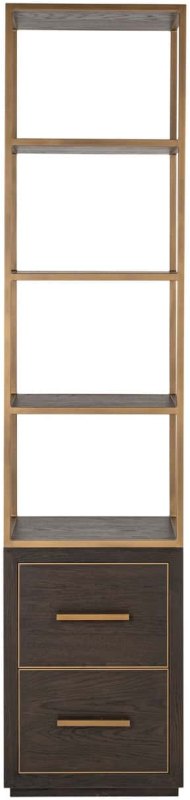 Display Cabinet Carter Brown Small 2 Drawer by Richmond Interiors Display Cabinet Carter Brown Small 2 Drawer by Richmond Interiors