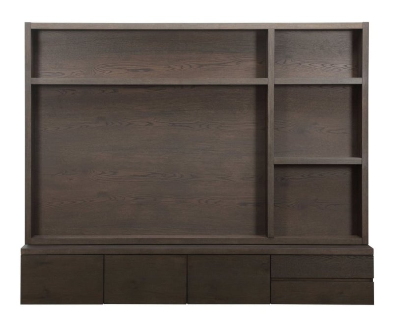 TV Cabinet Lachance Brown 3 Door 2 Drawer by Richmond Interiors TV Cabinet Lachance Brown 3 Door 2 Drawer by Richmond Interiors