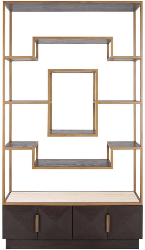 Display Cabinet Claremont Brown by Richmond Interiors Display Cabinet Claremont Brown by Richmond Interiors