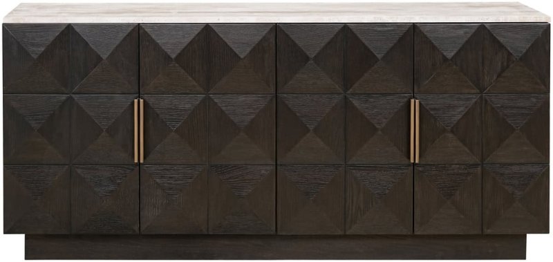 Sideboard Claremont Brown 4 Door by Richmond Interiors Sideboard Claremont Brown 4 Door by Richmond Interiors