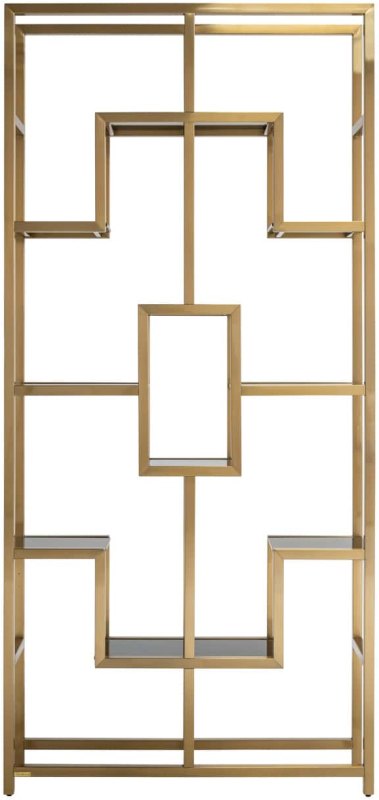 Display Cabinet Magnus Brushed Gold by Richmond Interiors Display Cabinet Magnus Brushed Gold by Richmond Interiors