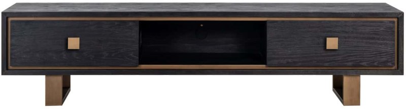 TV Cabinet Hunter Black Rustic by Richmond Interiors TV Cabinet Hunter Black Rustic by Richmond Interiors