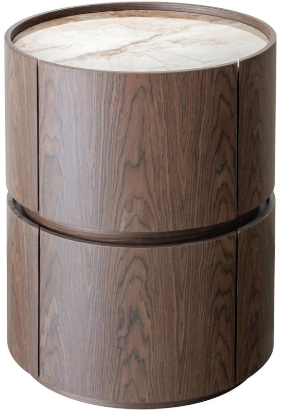 Nightstand Ellery Brown 2 Drawer by Richmond Interiors Nightstand Ellery Brown 2 Drawer by Richmond Interiors
