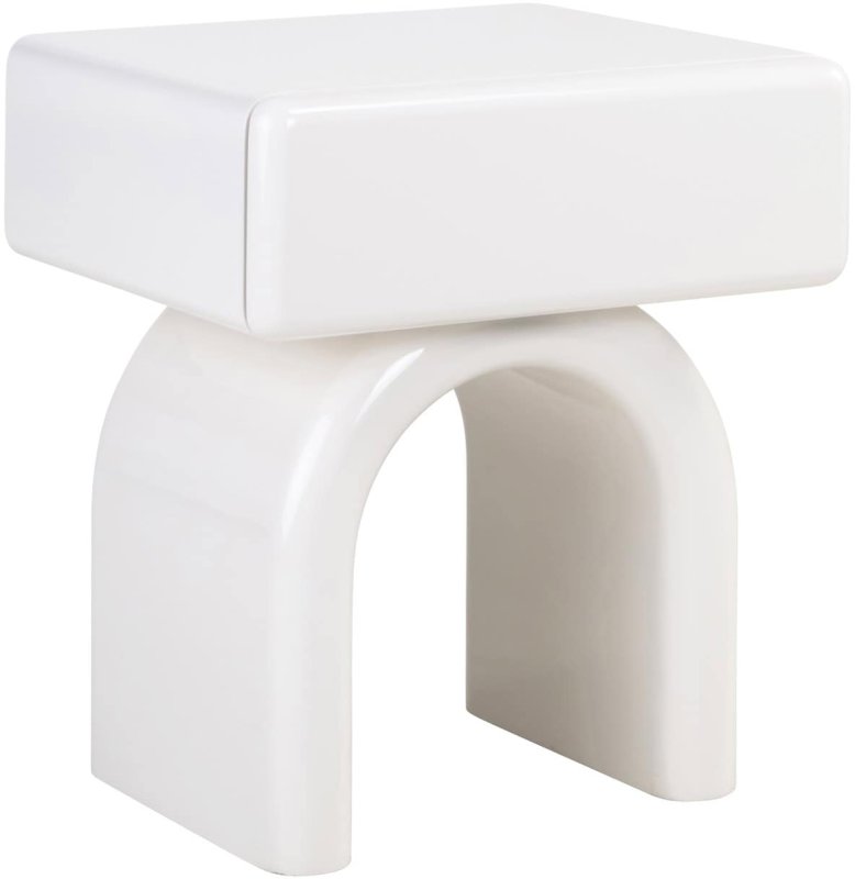 Nightstand Bennet Coconut Milk 1-Drawer by Richmond Interiors Nightstand Bennet Coconut Milk 1-Drawer by Richmond Interiors