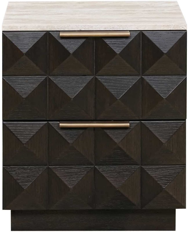 Nightstand Claremont Brown by Richmond Interiors Nightstand Claremont Brown by Richmond Interiors