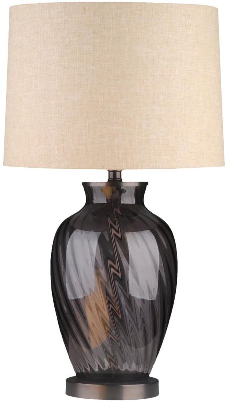 Table Lamp Rowan Smoke by Richmond Interiors Table Lamp Rowan Smoke by Richmond Interiors