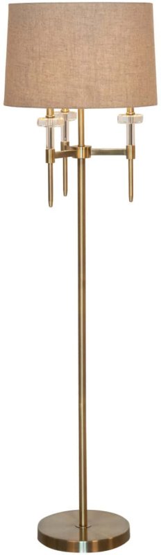 Floor Lamp Josie Brushed Gold by Richmond Interiors Floor Lamp Josie Brushed Gold by Richmond Interiors