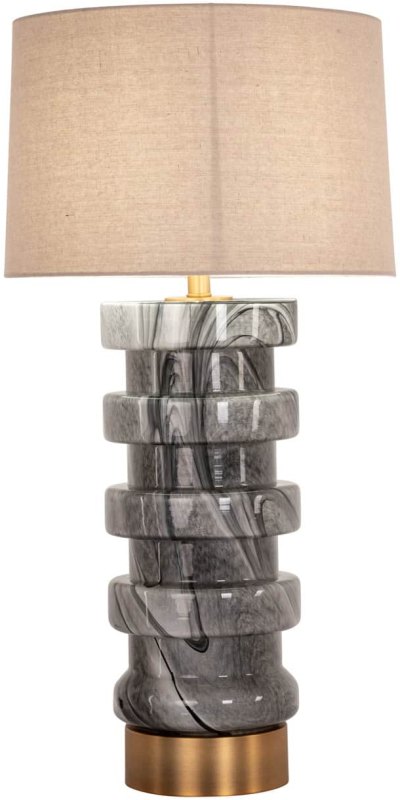 Table Lamp Jaylee Black/white by Richmond Interiors Table Lamp Jaylee Black/white by Richmond Interiors