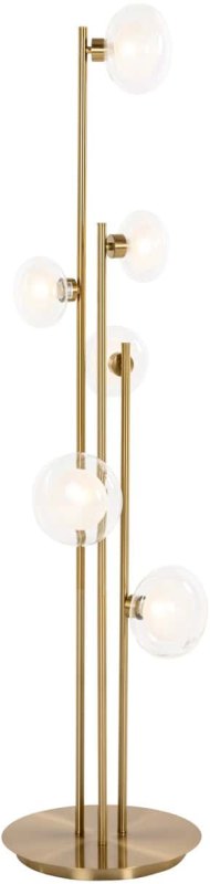 Floor Lamp Luva Brushed Gold by Richmond Interiors Floor Lamp Luva Brushed Gold by Richmond Interiors