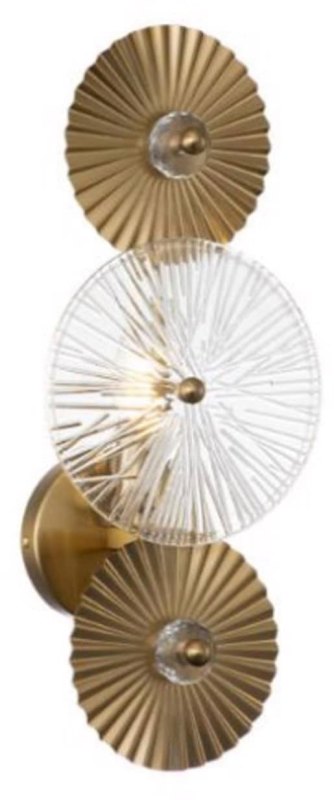 Wall Lamp Aidan Brushed Gold by Richmond Interiors Wall Lamp Aidan Brushed Gold by Richmond Interiors
