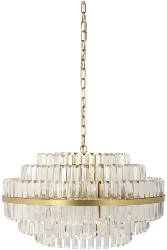 Chandelier Desire Brushed Gold Large by Richmond Interiors Chandelier Desire Brushed Gold Large by Richmond Interiors