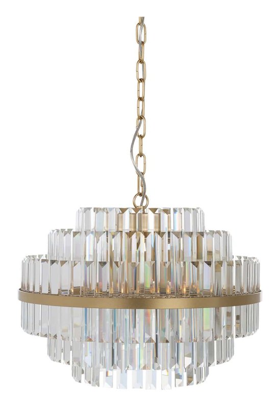 Chandelier Desire Brushed Gold Small by Richmond Interiors Chandelier Desire Brushed Gold Small by Richmond Interiors