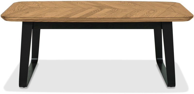 Emerson Rustic Oak and Peppercorn Rectangular Coffee Table by Bentley Designs Emerson Rustic Oak and Peppercorn Rectangular Coffee Table by Bentley Designs