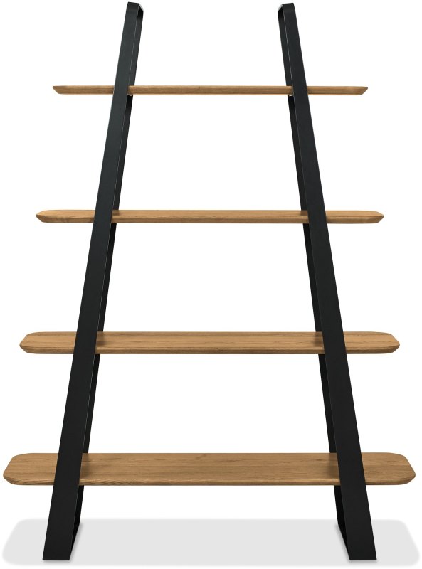 Emerson Rustic Oak and Peppercorn Open Display Unit by Bentley Designs Emerson Rustic Oak and Peppercorn Open Display Unit by Bentley Designs