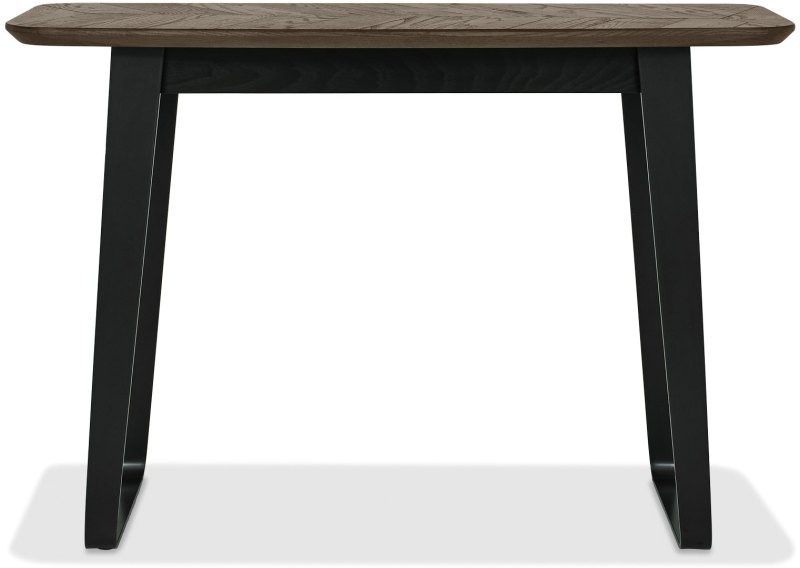Emerson Weathered Oak and Peppercorn Console Table by Bentley Designs Emerson Weathered Oak and Peppercorn Console Table by Bentley Designs