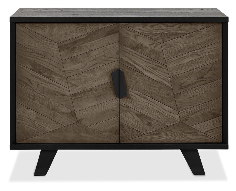 Emerson Weathered Oak and Peppercorn Narrow Sideboard by Bentley Designs Emerson Weathered Oak and Peppercorn Narrow Sideboard by Bentley Designs