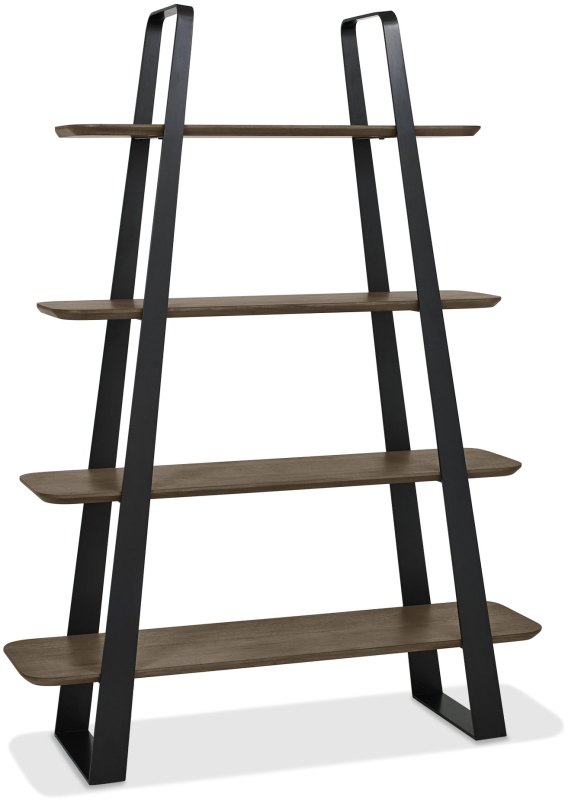 Emerson Weathered Oak and Peppercorn Open Display Unit by Bentley Designs Emerson Weathered Oak and Peppercorn Open Display Unit by Bentley Designs