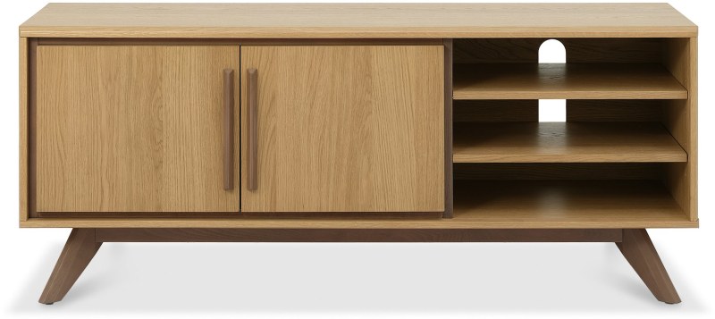 Kristen Oak and Light Weathered Oak Media Unit by Bentley Designs Kristen Oak and Light Weathered Oak Media Unit by Bentley Designs