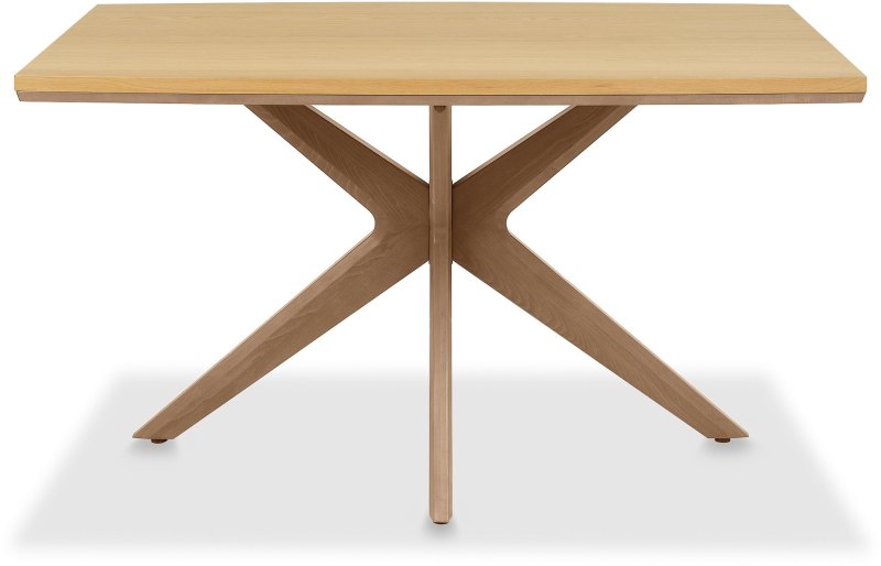 Kristen Oak and Light Weathered Oak 4 Seater Dining Table by Bentley Designs Kristen Oak and Light Weathered Oak 4 Seater Dining Table by Bentley Designs