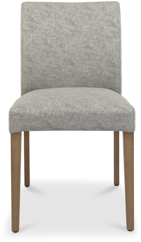 Kristen Oak and Light Weathered Oak Upholstered Dining Chairs - Grey Fabric (Pair) Kristen Oak and Light Weathered Oak Upholstered Dining Chairs - Grey Fabric (Pair)