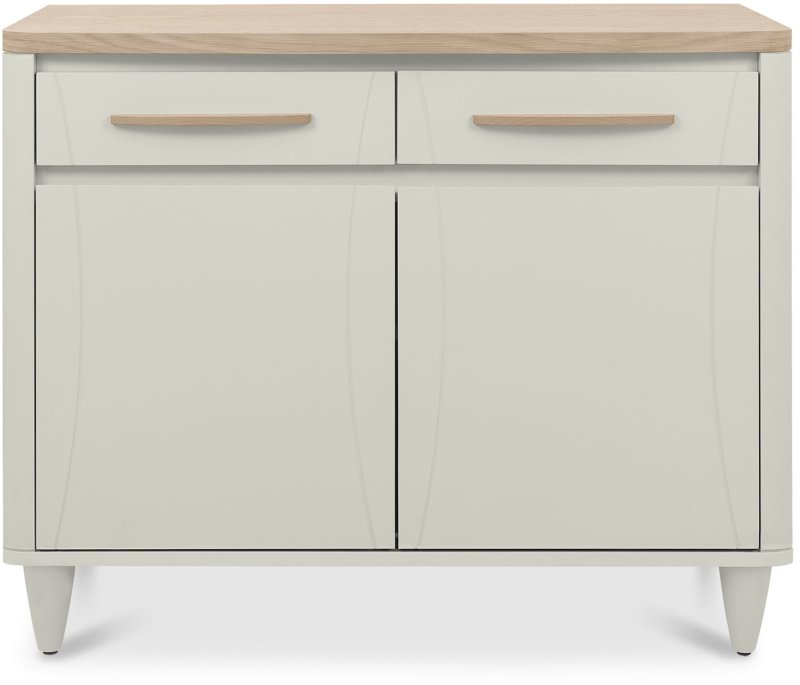 Larsen Scandi Oak and Soft Grey Narrow Sideboard by Bentley Designs Larsen Scandi Oak and Soft Grey Narrow Sideboard by Bentley Designs