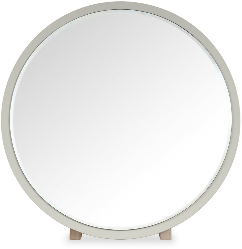 Larsen Scandi Oak and Soft Grey Vanity Mirror by Bentley Designs Larsen Scandi Oak and Soft Grey Vanity Mirror by Bentley Designs