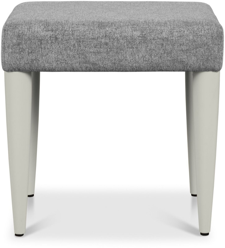 Larsen Scandi Oak and Soft Grey Stool - Grey Fabric by Bentley Designs Larsen Scandi Oak and Soft Grey Stool - Grey Fabric by Bentley Designs