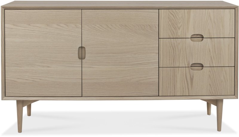 Dansk Scandi Oak Wide Sideboard by Bentley Designs Dansk Scandi Oak Wide Sideboard by Bentley Designs