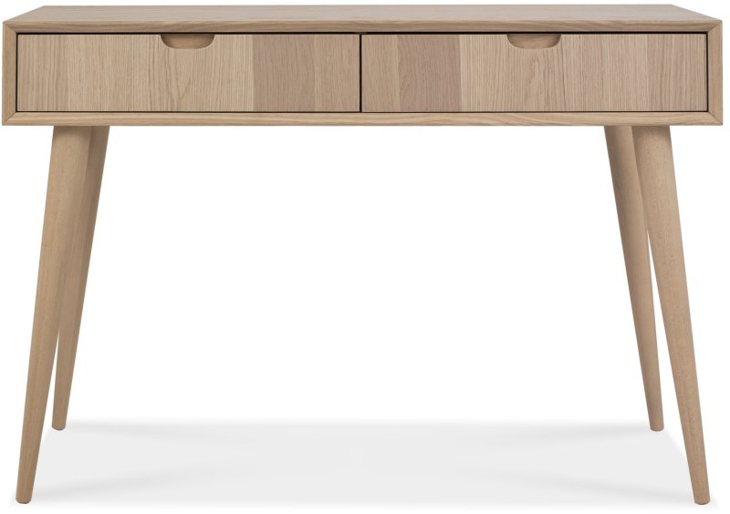Dansk Scandi Oak Console Table with Drawers by Bentley Designs Dansk Scandi Oak Console Table with Drawers by Bentley Designs