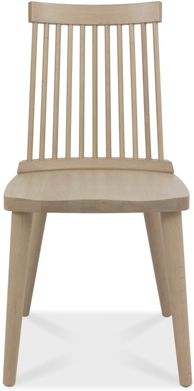 Spindle Dining Chairs - Scandi Oak (Pair) by Bentley Designs Spindle Dining Chairs - Scandi Oak (Pair) by Bentley Designs