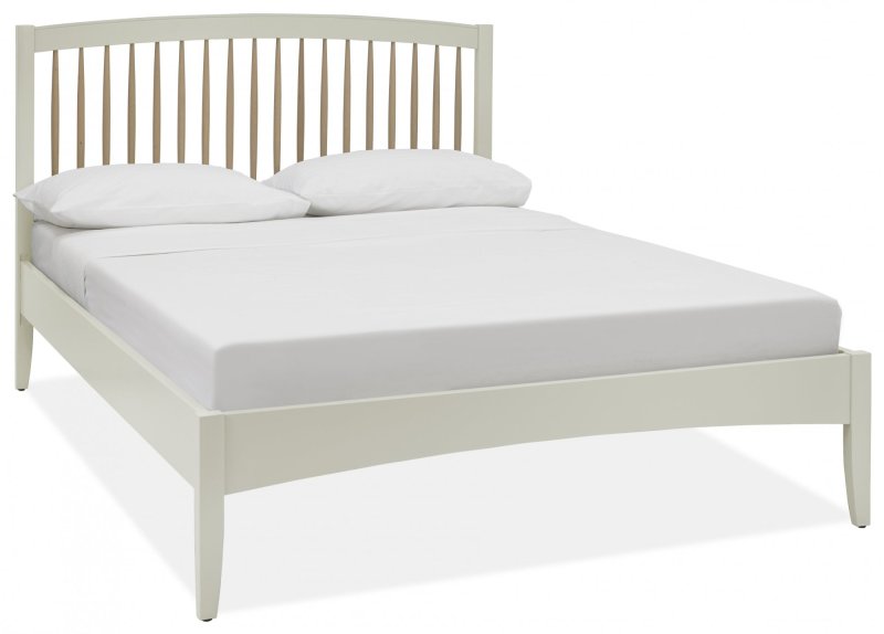 Whitby Scandi Oak and Soft Grey Low Foot End King Bed Frame 150cm by Bentley Designs Whitby Scandi Oak and Soft Grey Low Foot End King Bed Frame 150cm by Bentley Designs