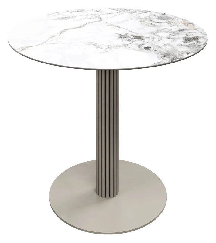 Abbott 80cm Round Ceramic Bistro Table Abbott 80cm Round Ceramic Bistro Table