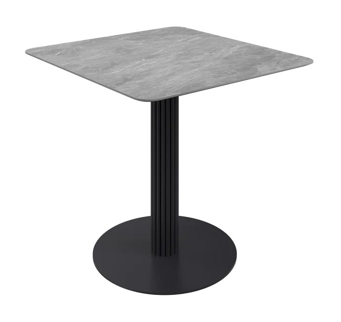 Castello 80 x 80cm Square Grey Ceramic Dining Table Castello 80 x 80cm Square Grey Ceramic Dining Table