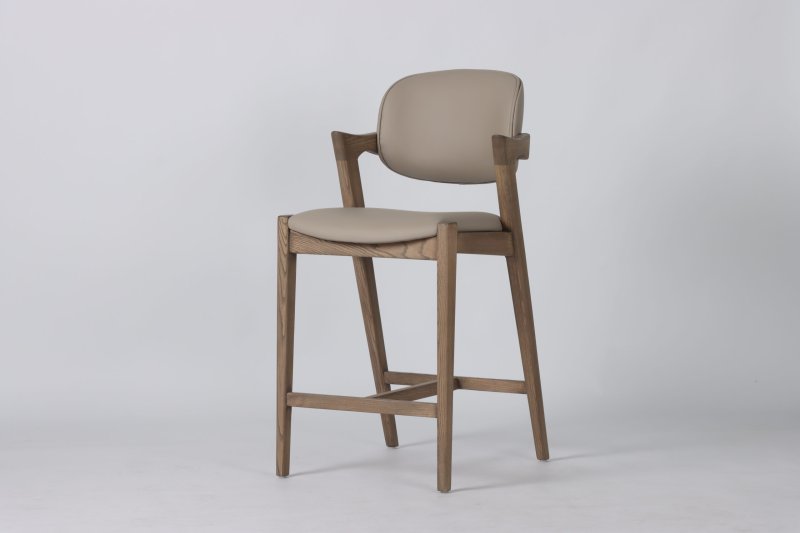 Mila Counter Stool (Beige PU) by Kelston House Mila Counter Stool (Beige PU) by Kelston House