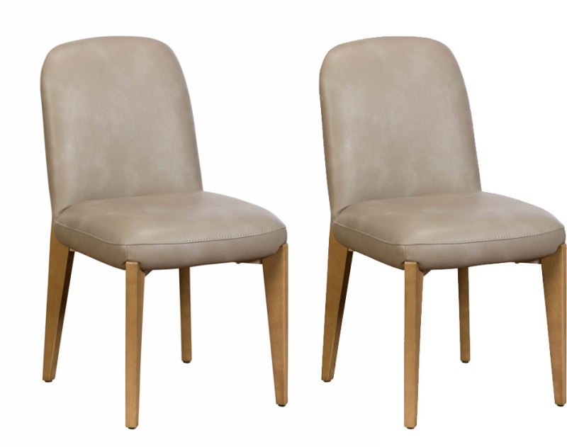 Pair of Weymouth Dining Chairs (Misty PU) Pair of Weymouth Dining Chairs (Misty PU)