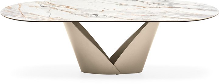 Calla Fixed Dining Table 200 x 100cm (CS4159-FE 200) by Calligaris Calla Fixed Dining Table 200 x 100cm (CS4159-FE 200) by Calligaris