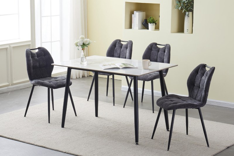 Carson Dining Table Rectangle 1200 White Carson Dining Table Rectangle 1200 White