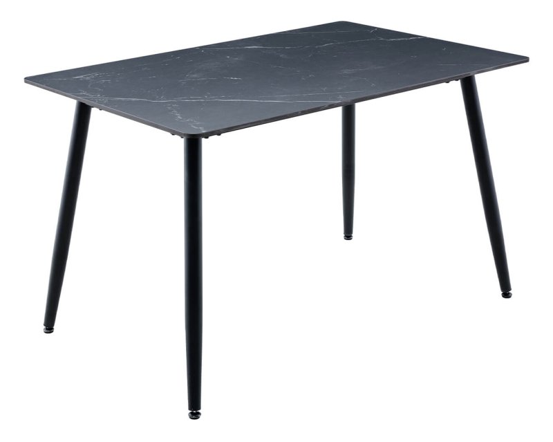Carson Dining Table Rectangle 1200 Black Carson Dining Table Rectangle 1200 Black