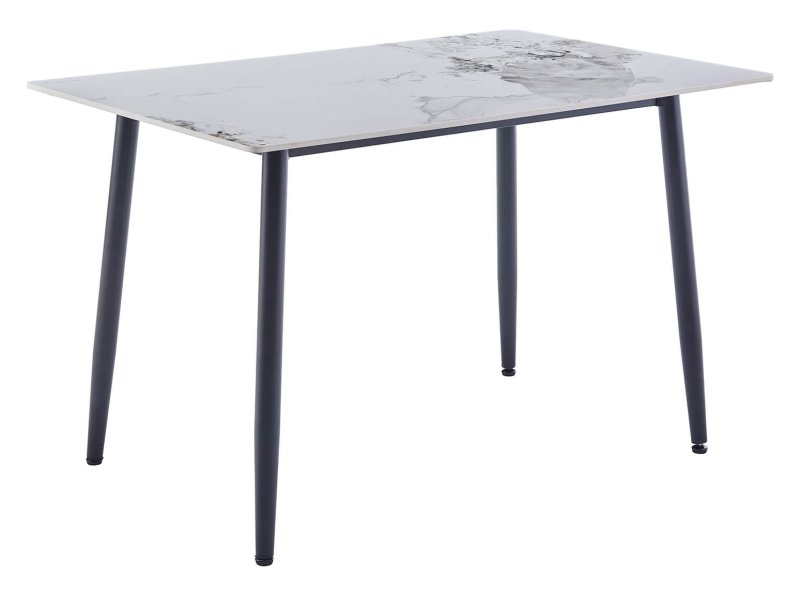 Carson Dining Table Rectangle 1600 - White Carson Dining Table Rectangle 1600 - White