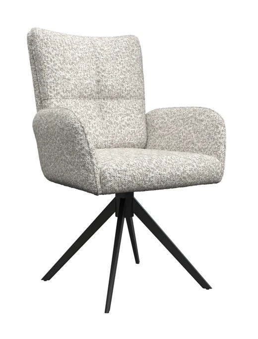 Limini Ivory Swivel Dining Armchair Limini Ivory Swivel Dining Armchair