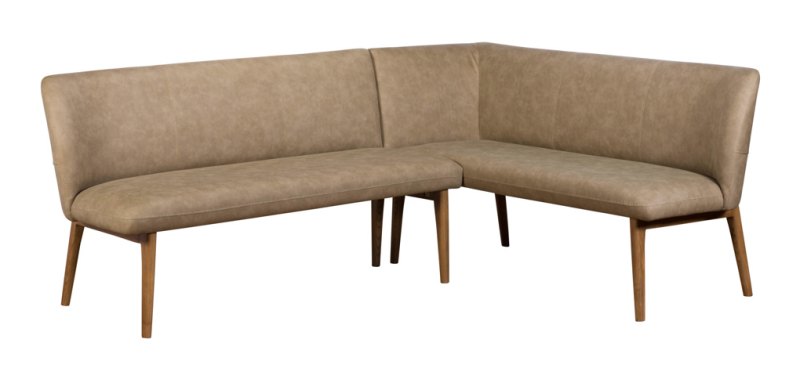 Diana Corner Bench (Left Hand Facing) - Taupe PU Diana Corner Bench (Left Hand Facing) - Taupe PU