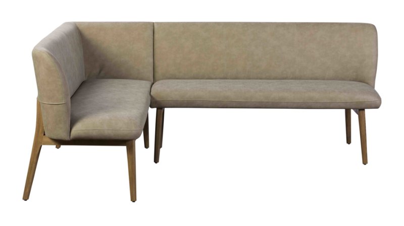 Diana Corner Bench (Right Hand Facing) - Taupe PU Diana Corner Bench (Right Hand Facing) - Taupe PU