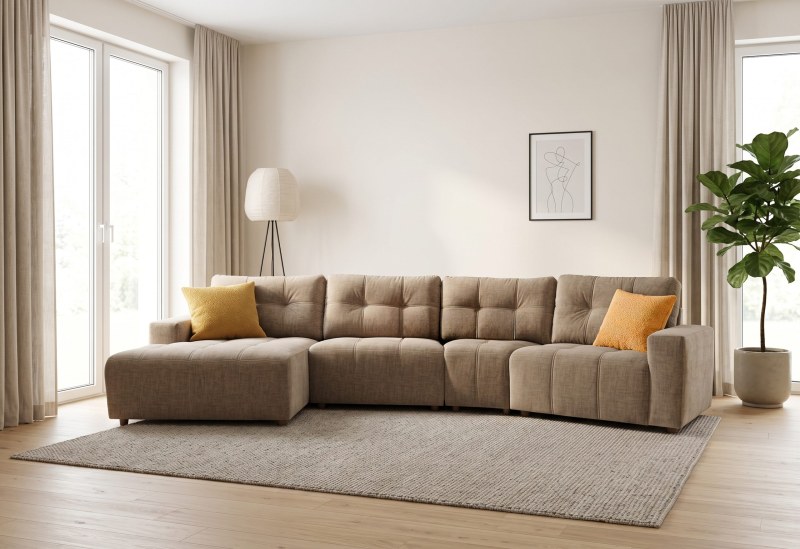 Caldera Curved Chaise Sofa (Left Hand Facing) by Softnord Caldera Curved Chaise Sofa (Left Hand Facing) by Softnord