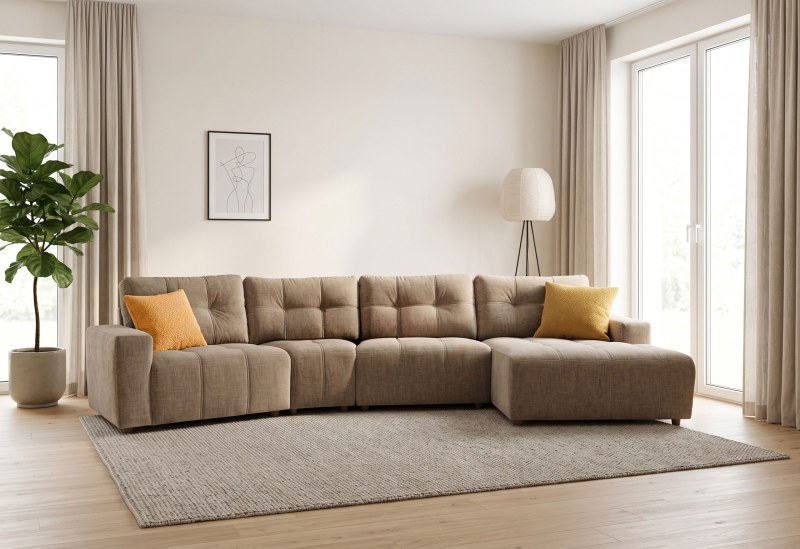 Caldera Curved Chaise Sofa (Right Hand Facing) by Softnord Caldera Curved Chaise Sofa (Right Hand Facing) by Softnord