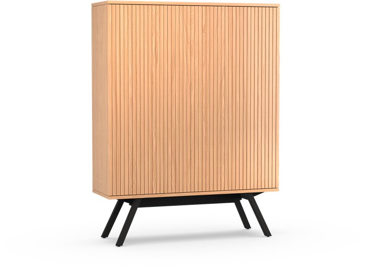 Napoli 3 Door Storage Cupboard with Metal Base by MTE Theuns Napoli 3 Door Storage Cupboard with Metal Base by MTE Theuns