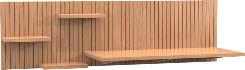 Napoli 153cm Wall Mounted Desk by MTE Theuns Napoli 153cm Wall Mounted Desk by MTE Theuns