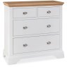 Hampstead Two Tone 2+2 Drawer Chest by Bentley Designs