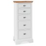 Hampstead Two Tone 5 Drawer Tall Chest by Bentley Designs