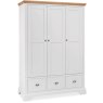 Hampstead Two Tone Triple Wardrobe by Bentley Designs