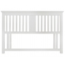 Hampstead White Slatted Headboard (2 Sizes Available) by Bentley Designs
